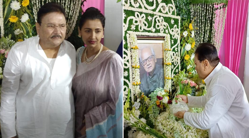 Madan Mitra at Actress Rachna Banerjee's house | Sangbad Pratidin