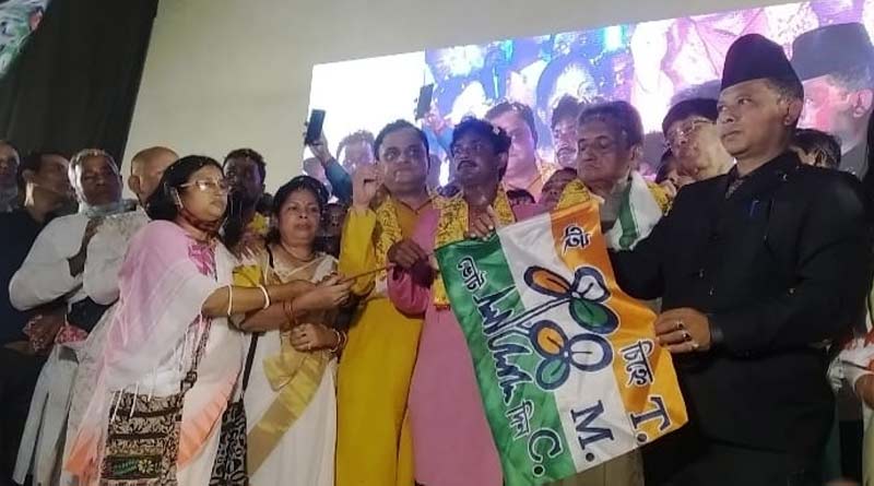 Maidul Islam and five teachers who took poison while agitating against West Bengal government joins TMC । Sangbad Pratidin