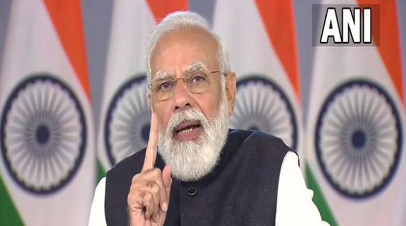 PM Modi remembered an old woman who says she eat modi's salt and she will cast vote to BJP। Sangbad Pratidin