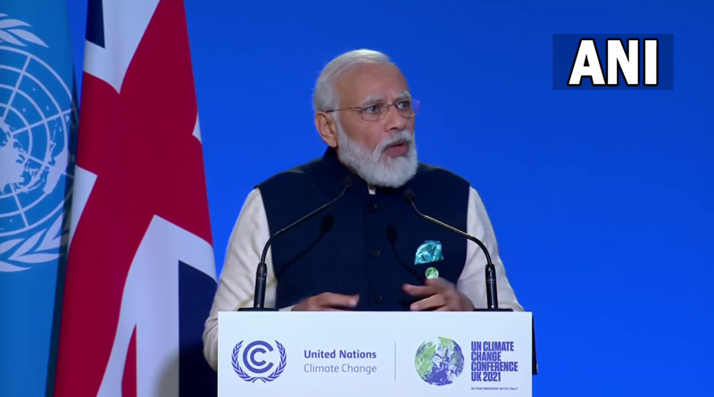 Climate change a huge threat, nobody untouched by it, PM Modi says at COP26 in Glasgow। Sangbad Pratidin