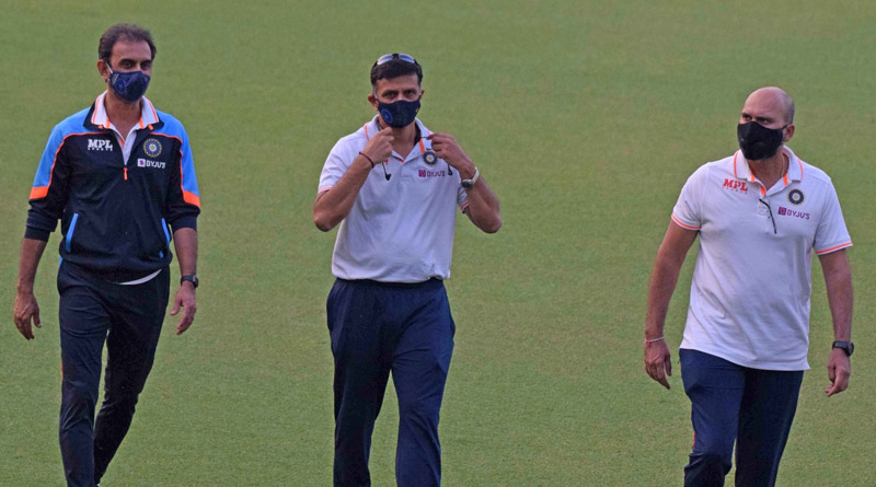 India vs New Zealand: Team India head coach Rahul Dravid visits Eden Gardens before third T-20