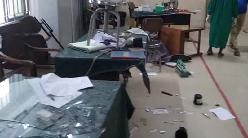 Nursing Home vandalised in Kolkata, four held | Sangbad Pratidin