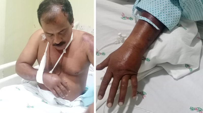 Youth allegedly beaten by SI of Maheshtala Police Station | Sangbad Pratidin