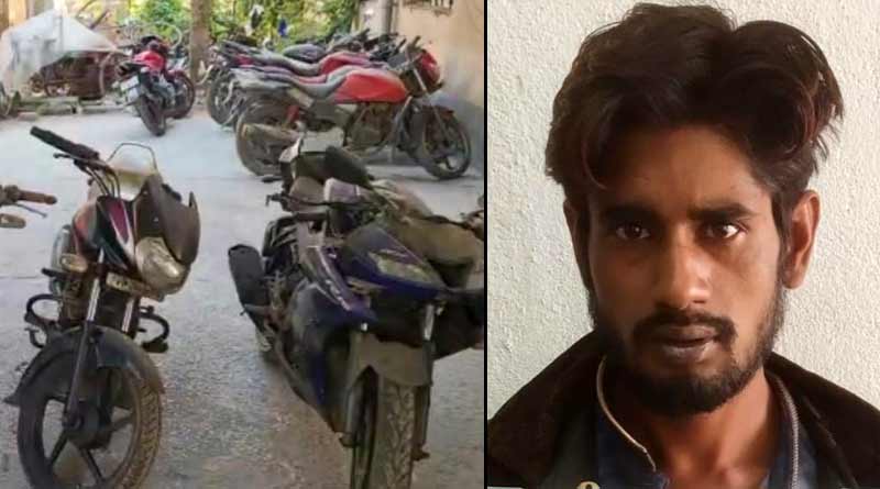 A man arrested from Petrapole for motor bike smuggling । Sangbad Pratidin