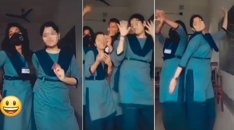 Video of dance of students in classroom of a High School in Bankura went viral | Sangbad Pratidin