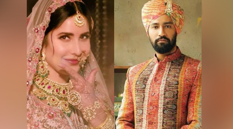 Katrina Kaif and Vicky Kaushal's wedding: Vicky Kaushal and Katrina Kaif make first appearance as husband and wife | Sangbad Pratidin