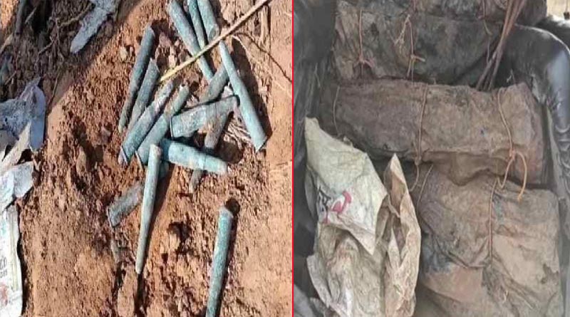 Likely 100 firearms found under road at Garbeta in West Medinipur | Sangbad Pratidin