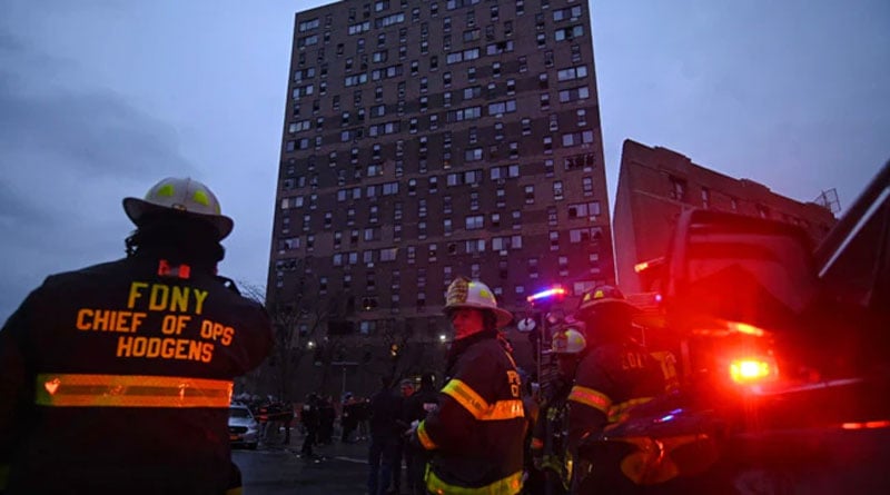 19 Dead including 9 child In New York's Apartment Fire | Sangbad Pratidin
