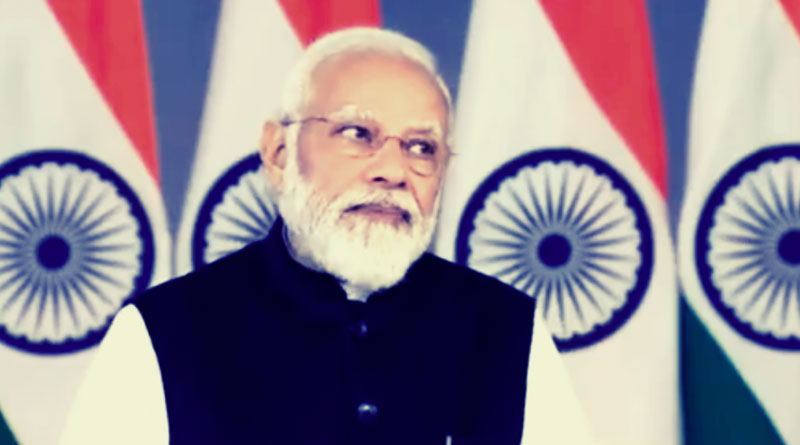 BJP Says, Teleprompter did not break down, technical problems occurred on PM speech | Sangbad Pratidin
