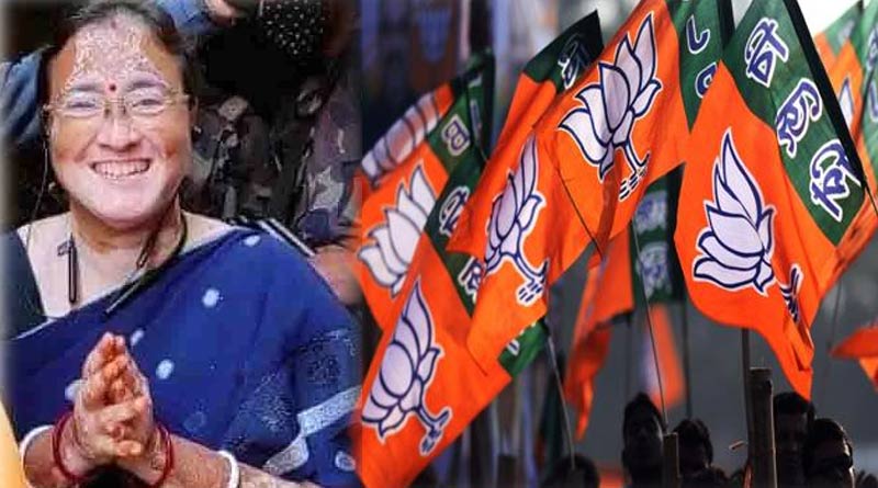 BJP leader Tanushree Roy left party । Sangbad Pratidin