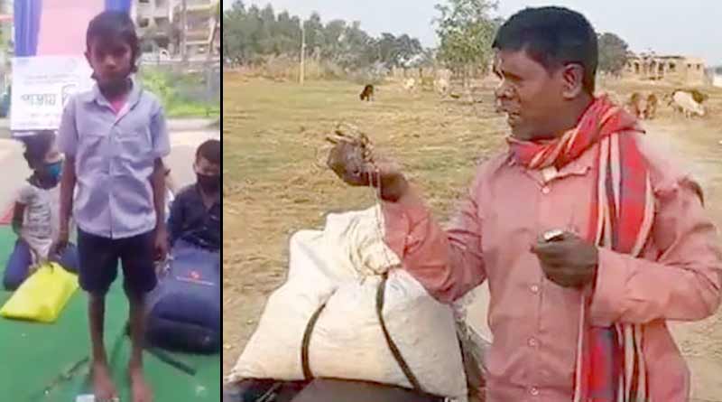 Students sing 'kanchaa badam' song in front of teacher in West Bengal । Sangbad Pratidin