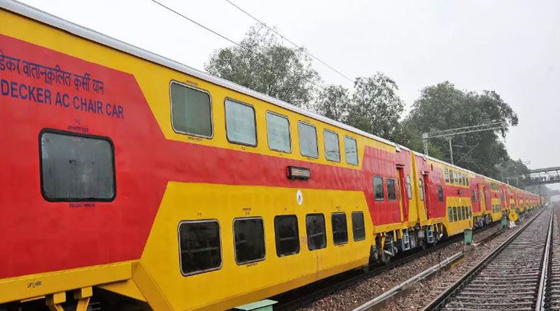 Railways plans double decker trains which can transport cargo and passengers। Sangbad Pratidin
