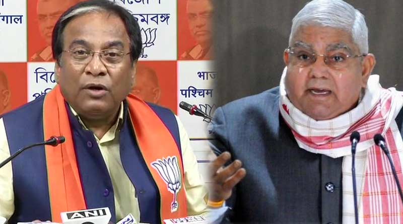 Jay Prakash Majumdar criticize WB Guv Jagdeep Dhankhar । Sangbad Pratidin