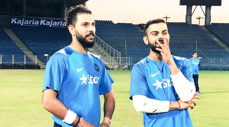 Virat Kohli has responded to Yuvraj Singh's heartfelt post on social media | Sangbad Pratidin