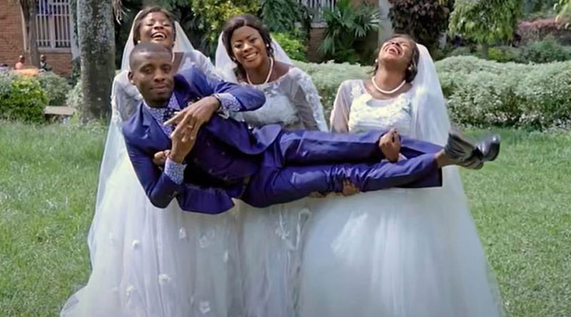 Congo Man marries three sister। Sangbad Pratidin
