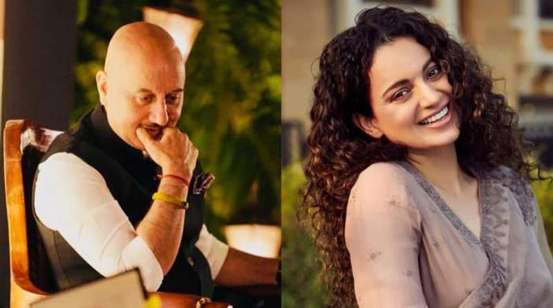 Kangana Ranaut REACTS to Anupam Kher being compared to Heath Ledger | Sangbad Pratidin
