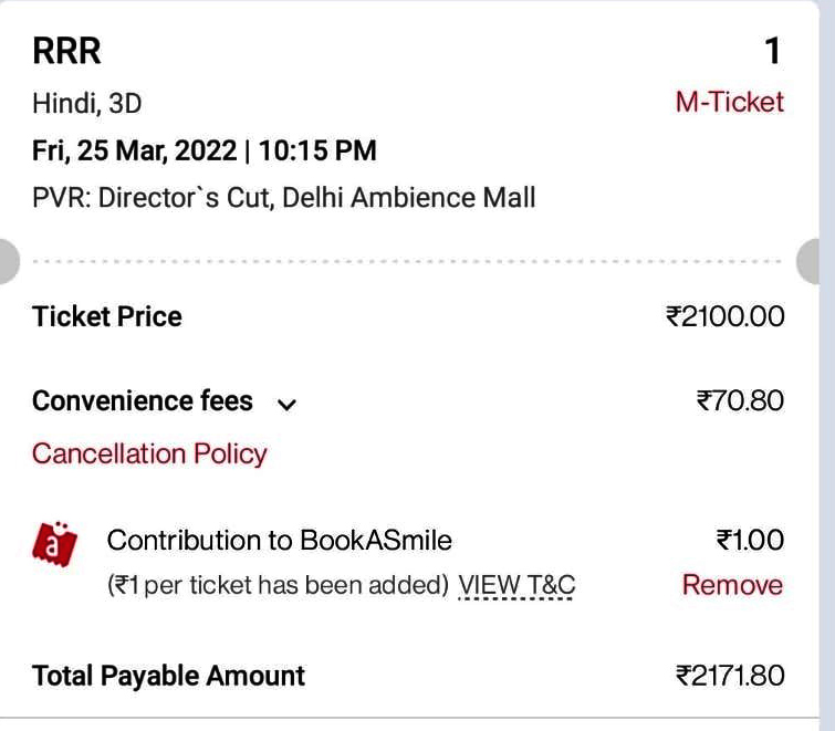 RRR Ticket