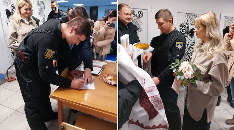 Russia-Ukraine War: Couple gets married in Ukraine's bomb shelter