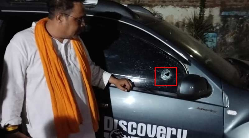 BJP leader attacked at Pandabeswar on the last day election campaigning of Asansol, he avoids risk | Sangbad Pratidin