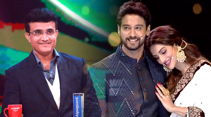 Nusrat Jahan and Yash Dasgupta in Sourav Ganguly's Dadagiri Unlimited | Sangbad Pratidin