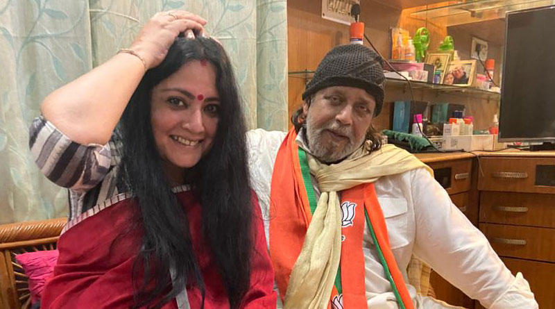 Asansol By-Elections: Mithun Chakraborty campaigns for BJP candidate Agnimitra Paul | Sangbad Pratidin