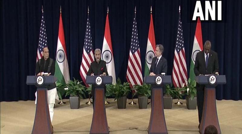 At 2+2 India-US meet, Blinken urges countries to refrain from major weapons deals with Russia | Sangbad Pratidin