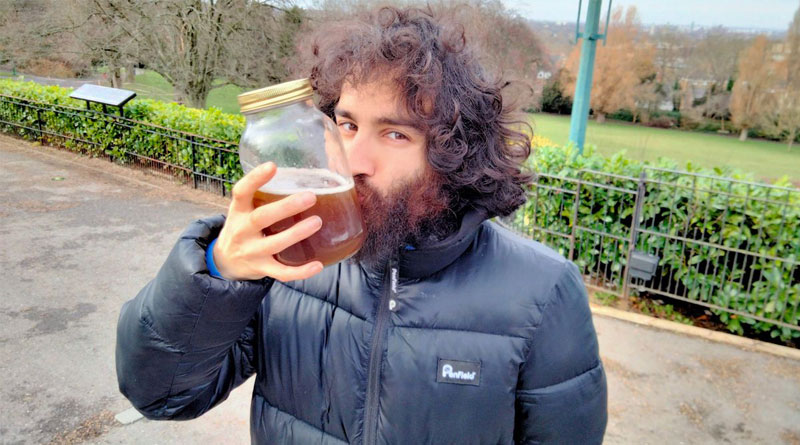 Harry Matadeen says drinking own urine is the secret to health | Sangbad Pratidin