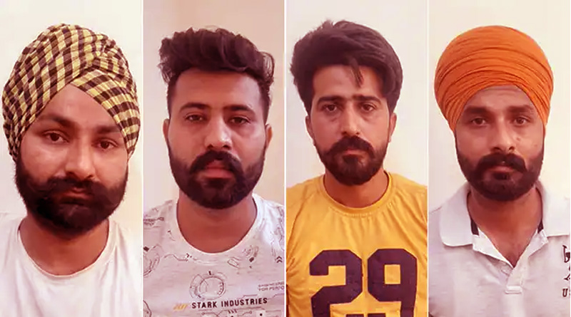 4 Suspected Khalistani Terrorists With Pak Link Caught In Haryana | Sangbad Pratidin