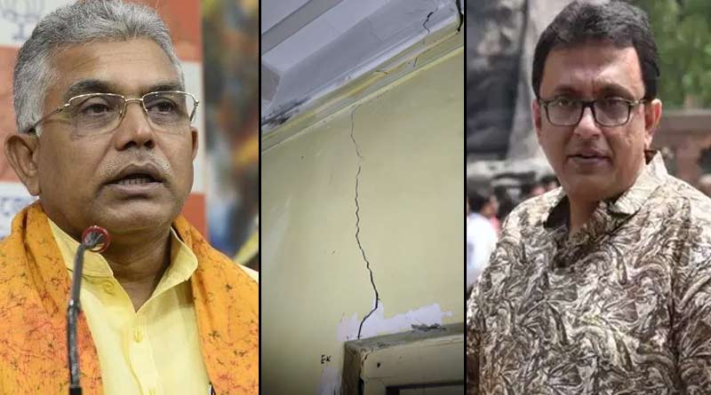 TMC changed Metro project plan, alleges BJP's Dilip Ghosh । Sangbad Pratidin
