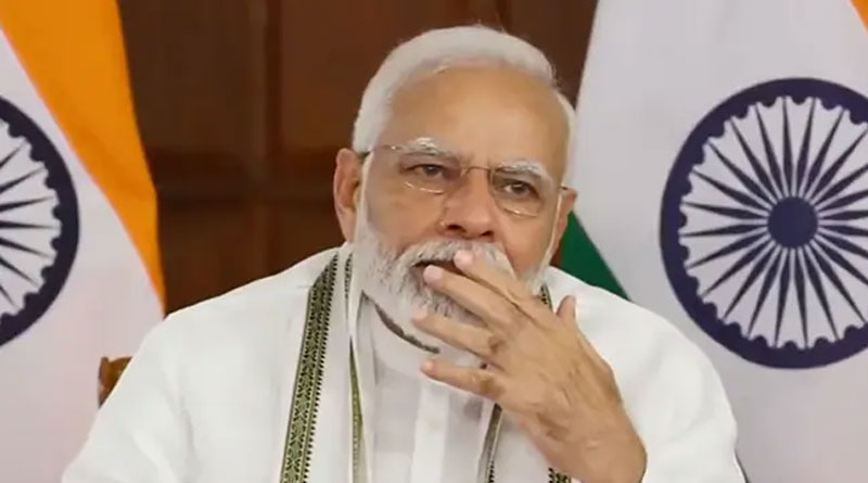 PM Chokes Up and Moments Of Silence As Girl Shares Her Dream at Gujarat | Sangbad Pratidin