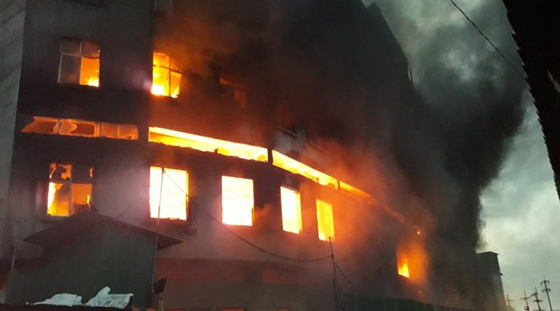 Massive fire in a depot of Bangladesh, atleast 37 charred body recoverd, rescue work continues | Sangbad Pratidin