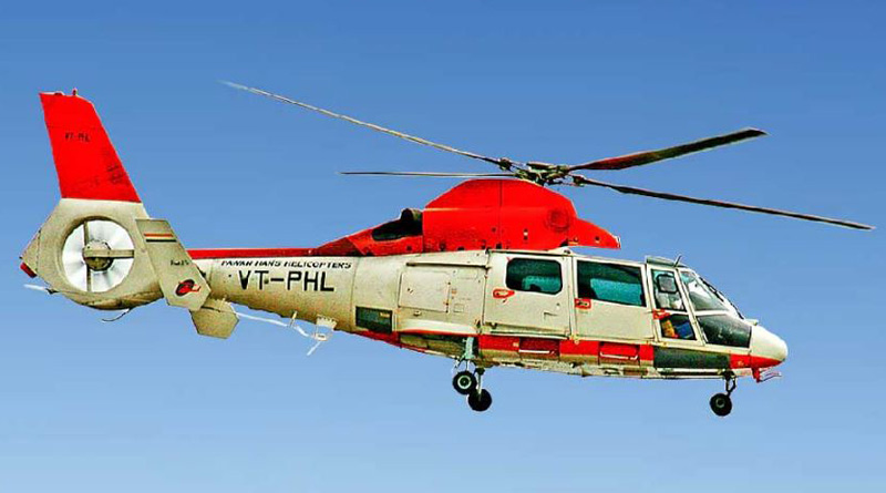 Four people were killed after a helicopter operating for ONGC crashed। Sangbad Pratidin
