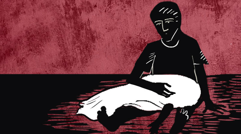 Boy sat on road with brother's dead body in Madhya Pradesh | Sangbad Pratidin