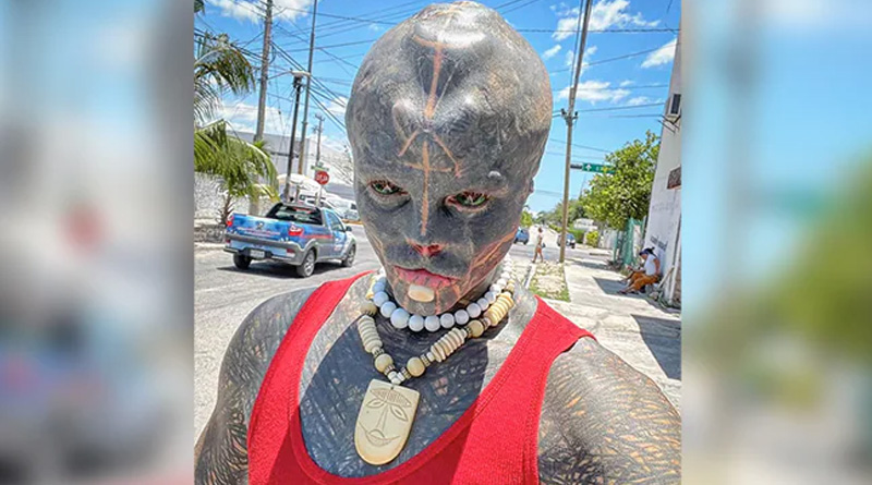 'Black Alien' Anthony Loffredo Says Can't Get Job Due To Extreme Tattoos | Sangbad Pratidin