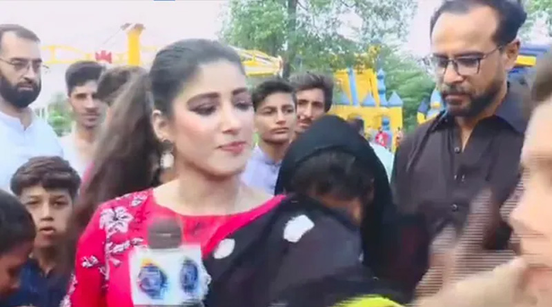 Viral Video of Pak Journalist Slaps Boy During Live Broadcast | Sangbad Pratidin