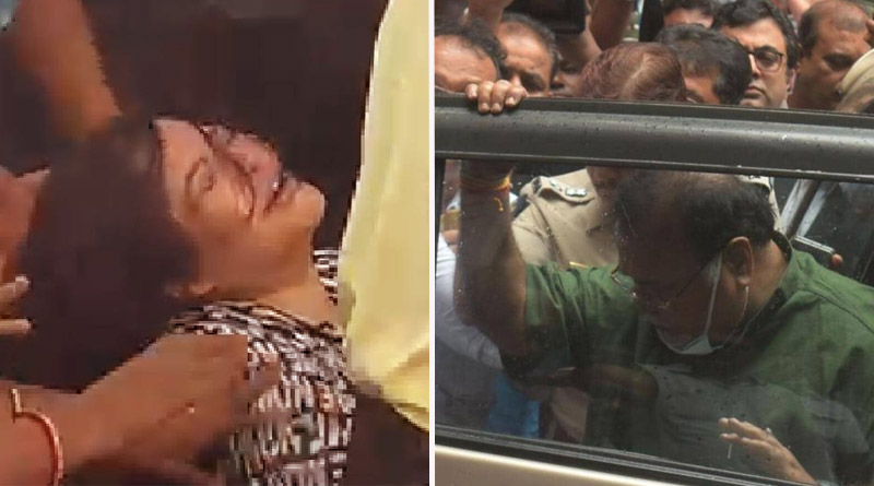 Partha Chatterjee and Arpita Mukherjee taken to hospital for medical check up | SangbadPratidin