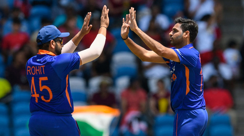 India beats West Indies in 1st T-20 and Rohit Sharma creates history | Sangbad Pratidin