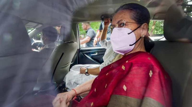 ED questions Sonia Gandhi for 3rd day। Sangbad Pratidin