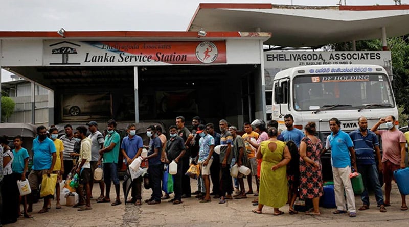 Sri Lanka have fuel less than required for a day | Sangbad Pratidin