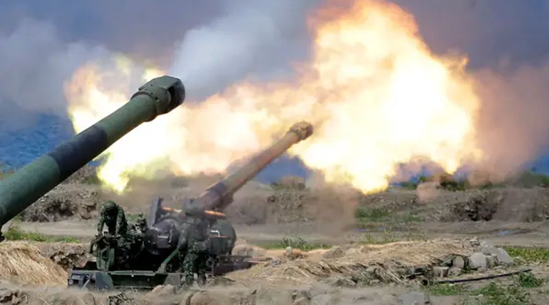 Taiwan begins live-fire artillery drill simulating defence against China attack | Sangbad Pratidin
