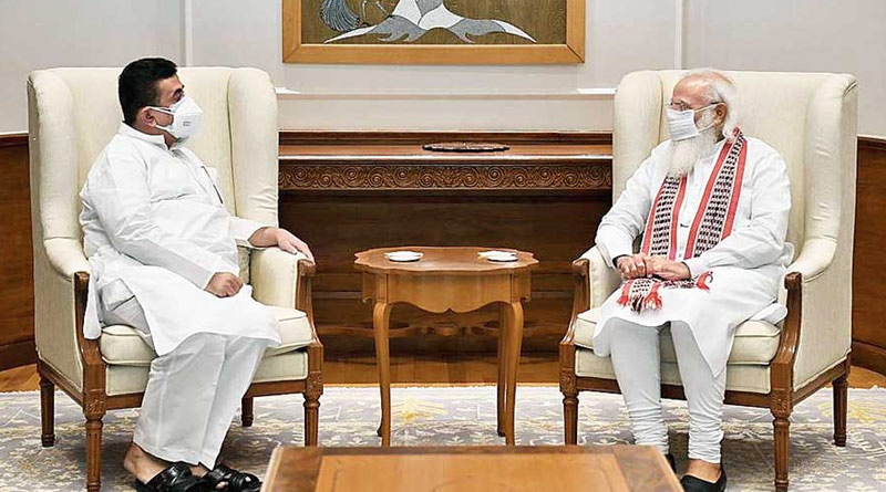 Suvendu Adhikari writes letter to PM Modi day after meeting with CM Mamata Banerjee | Sangbad Pratidin