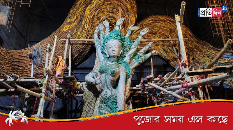 The starry Night is the theme of Bakulbagan Durga Puja committee | Sangbad Pratidin