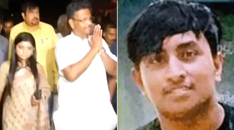 Firhad Hakim, Sujit Bose and Aditi Munshi visited Baguiati twin murder victim's house | Sangbad Pratidin