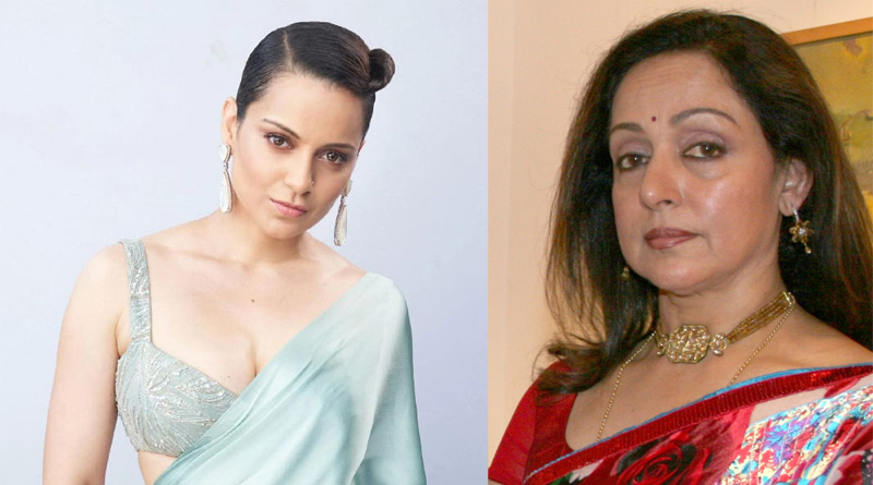 Kangana Ranaut to contest polls from Mathura watch hema malini's reaction | Sangbad Pratidin