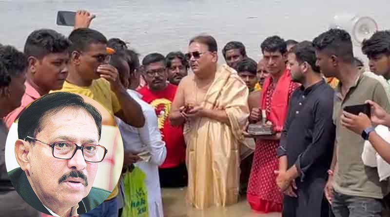 Madan Mitra performed last rites of Dilip Ghosh and Suvendu Adhikari, WB speaker condemns act । Sangbad Pratidin