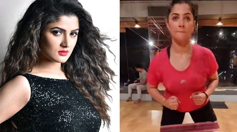 Srabanti Chatterjee gym video goes viral | Sangbad Pratidin