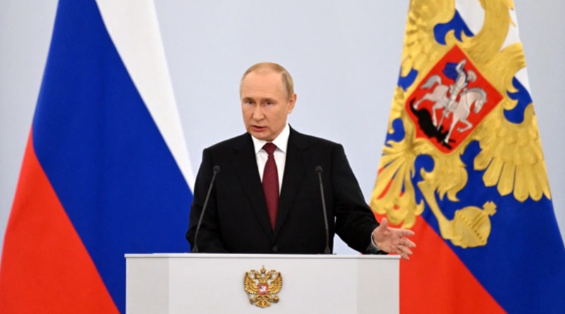 Putin announces annexation of occupied Ukrainian territory | Sangbad Pratidin