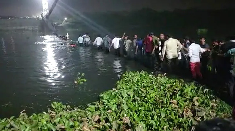 Administration in discomfort after Gujarat Bridge Collapse | Sangbad Pratidin