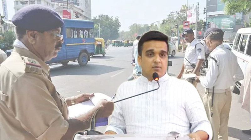 Gujrat Home Minister announces that No fine for violating traffic rules till Oct 27 | Sangbad Pratidin
