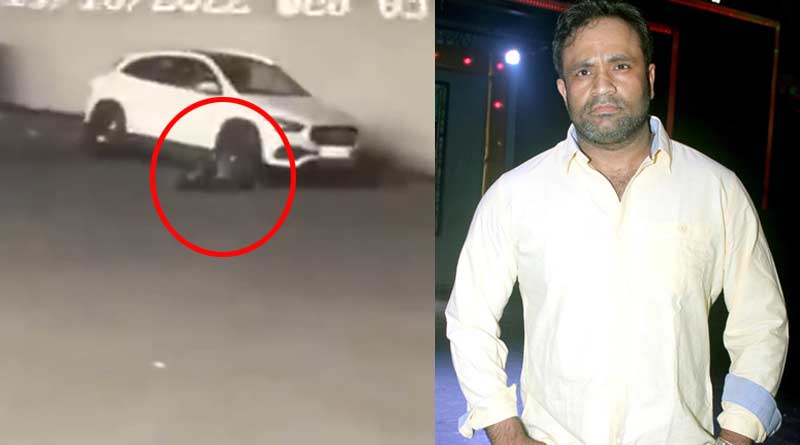 Filmmaker Kamal Kishor Mishra for allegedly ramming his car into his wife after she spotted him with another woman in the vehicle । Sangbad Pratidin